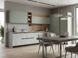 Cucina Angolare Moderna Con Colonna Dispensa