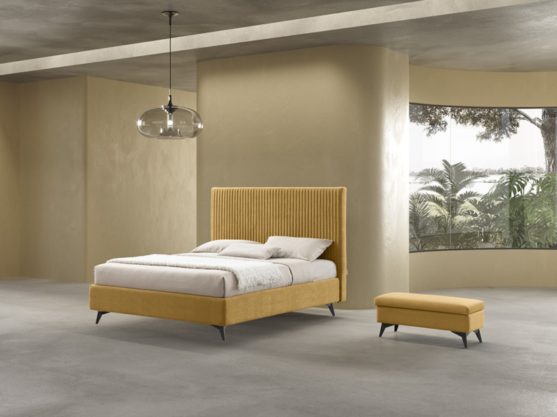 Letto Matrimoniale Contenitore Imbottito Sfoderabile 05