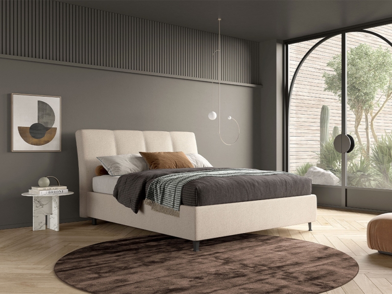 Letto Matrimoniale Contenitore Imbottito 03