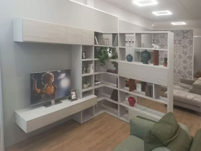 Libreria Angolare Bifacciale