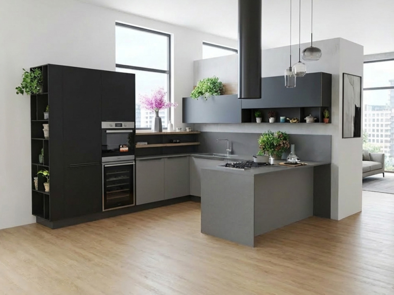 Cucina Angolare Con Cantinetta