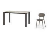 Tavolo Allungabile con Top in Gres e 4 sedie 04