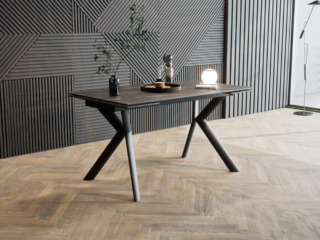 Tavolo Allungabile con Struttura in Metallo Verniciato e set 4 sedie 05