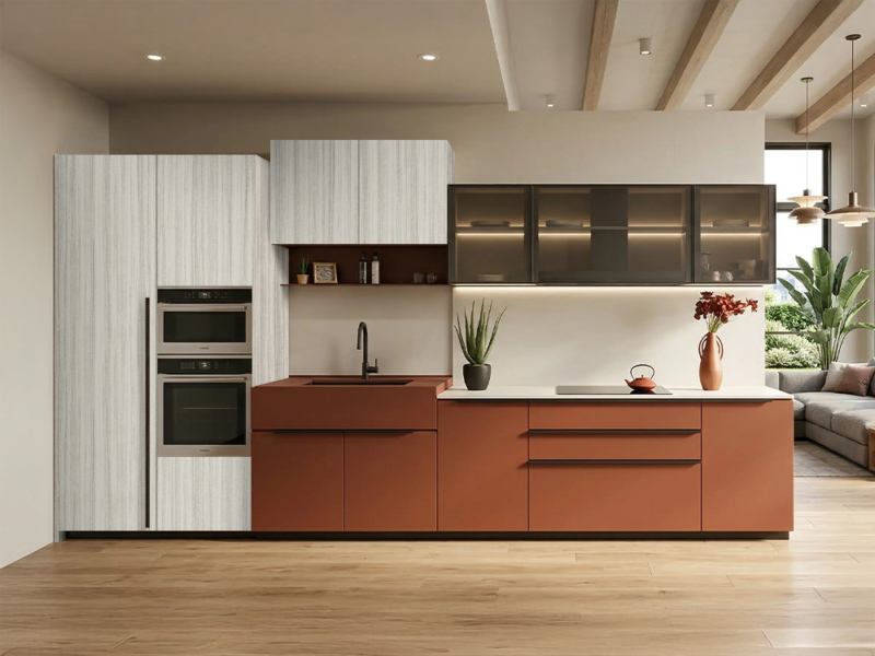 Cucina Lineare Eucalipto
