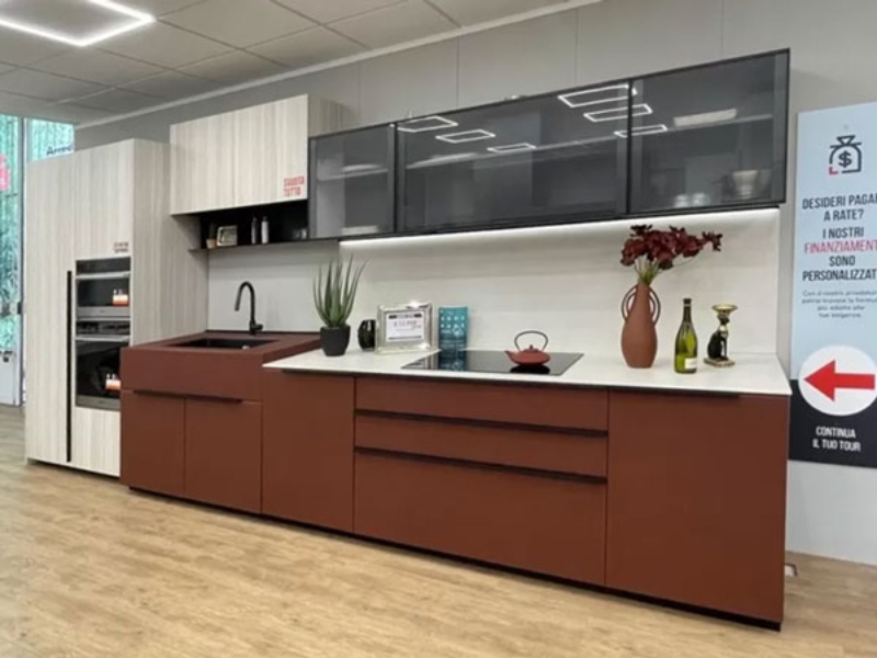 Cucina Lineare Eucalipto