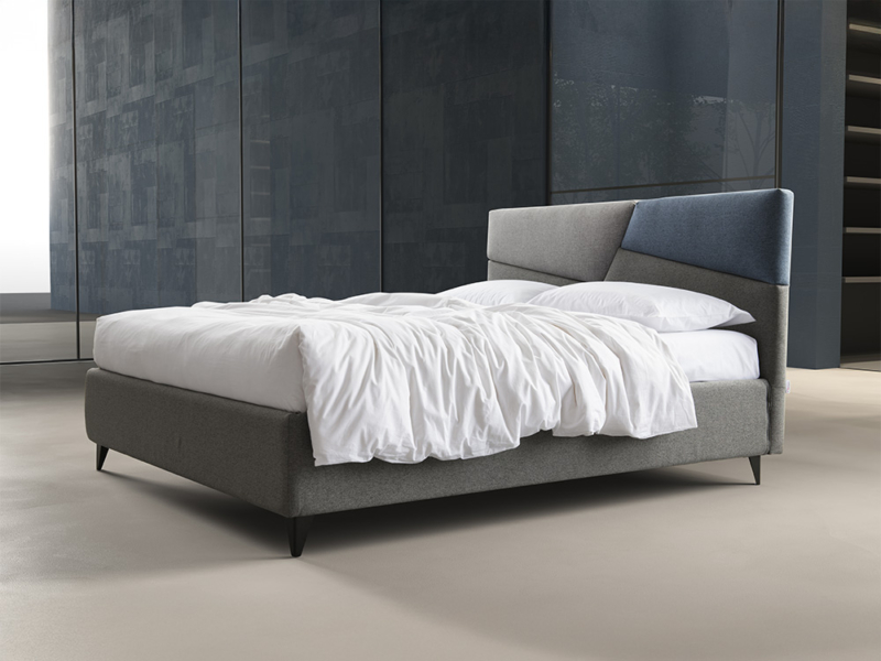 Letto Contenitore con Giroletto Sfoderabile e Piedini 06