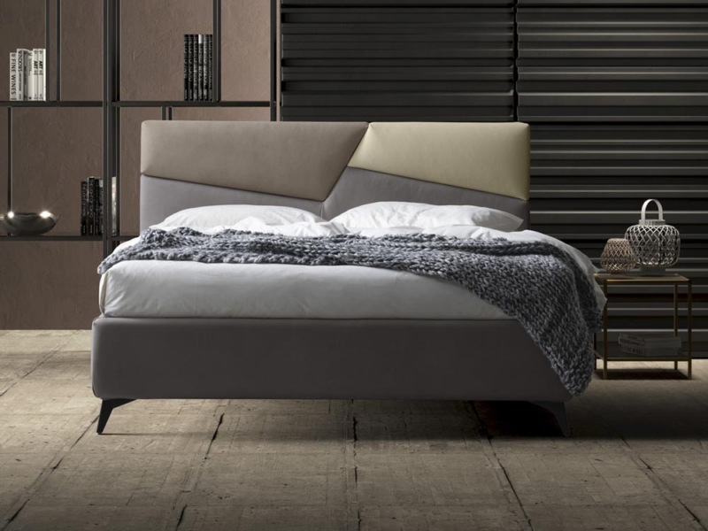 Letto Contenitore con Giroletto Sfoderabile e Piedini 05