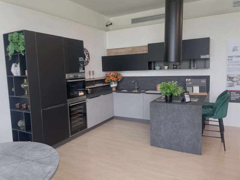 Cucina Angolare con Penisola