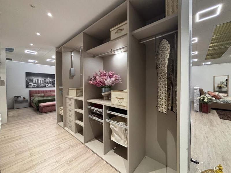 Cabina Armadio Lineare con Accessori