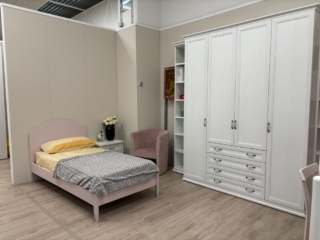 Cameretta Completa in Stile Classico Rosa