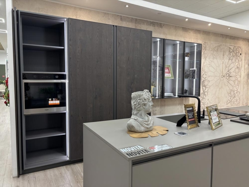 Cucina Lineare Con Isola
