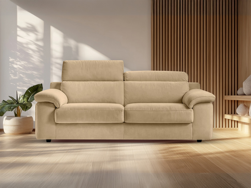 Divano Trasformabile 3 Posti Marco con Recliner