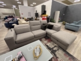 Divano Angolare con Lampada LED Touch