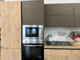 Cucina Lineare con Gola e 2 Colonne