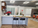 Cucina Angolare con Penisola Finiture Cloe