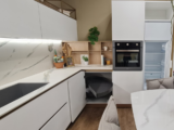 Cucina Angolare con Gola Retta