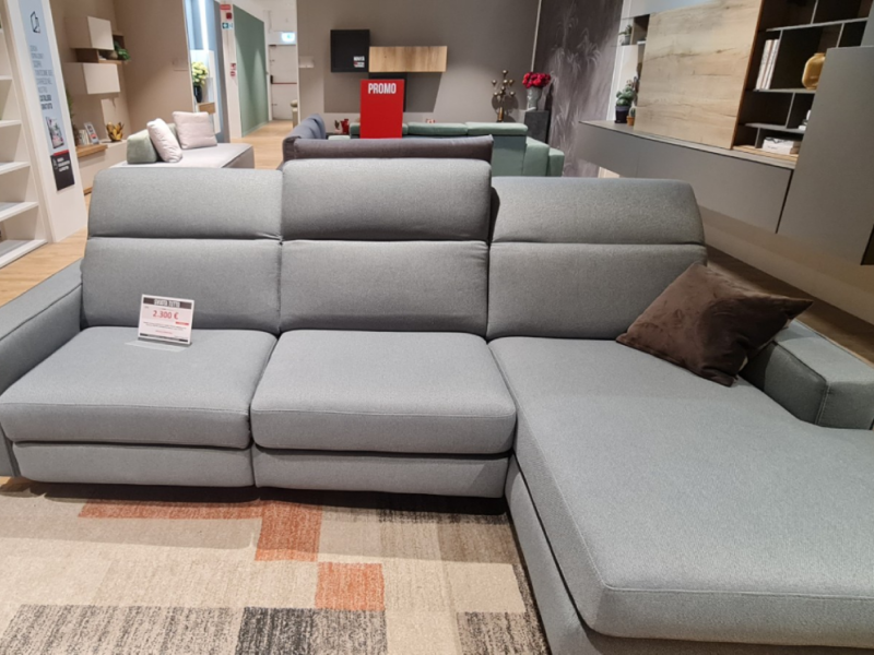 Divano Laterale con Relax e Chaise Longue