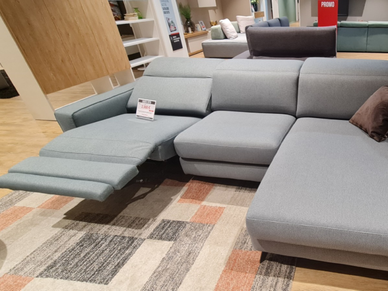 Divano Laterale con Relax e Chaise Longue