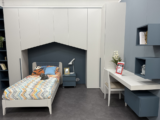 Cameretta con Ponte e Letto con Testata Soft