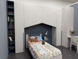 Cameretta con Ponte e Letto con Testata Soft