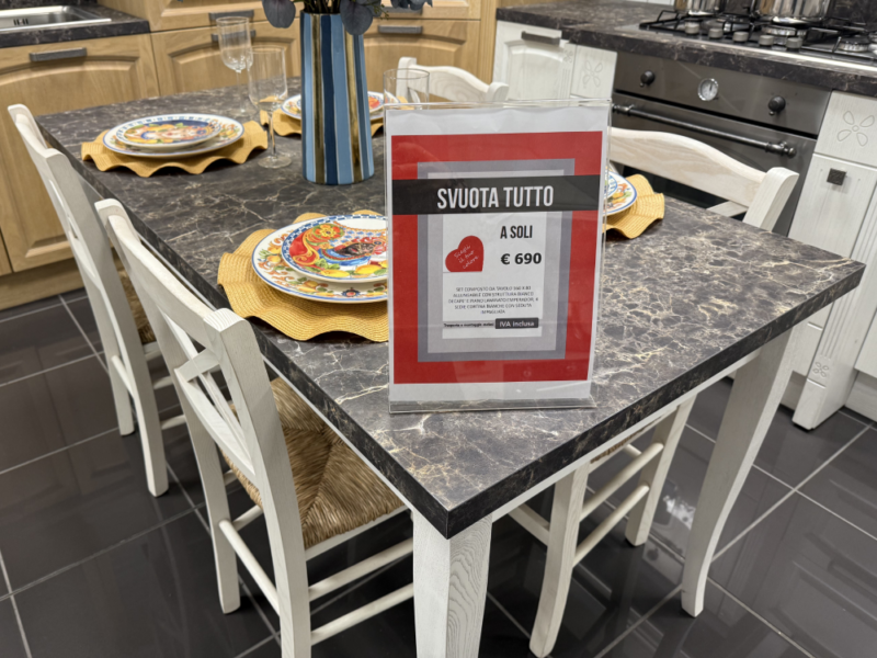 Tavolo Allungabile Bianco e Piano Laminato