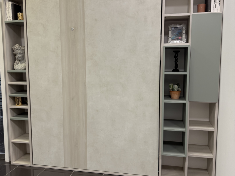 Letto a Scomparsa e Librerie Laterali