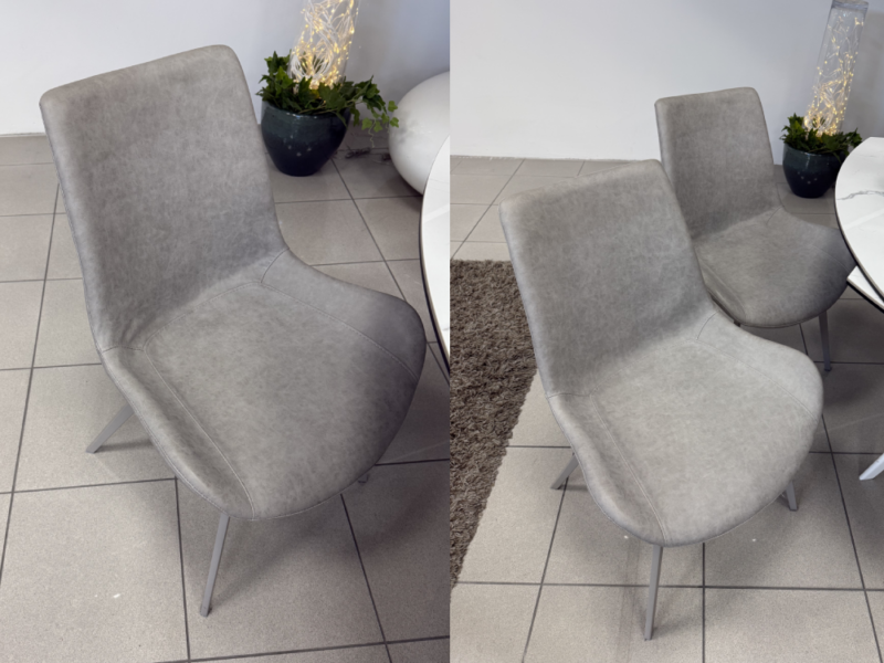 Sedie Vintage Grigio Chiaro Ghiaccio