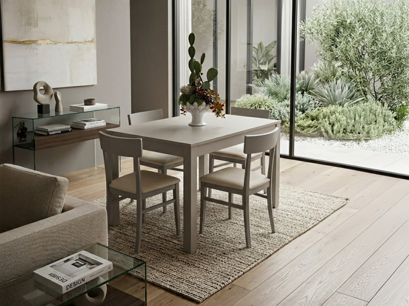 Tavolo Allungabile Con 4 Sedie Coordinate