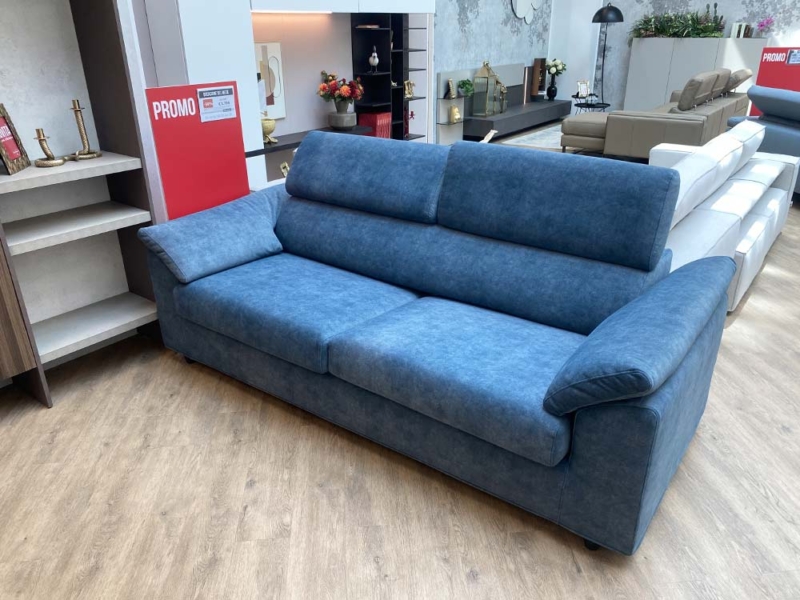 Divano Letto Sfoderabile Blu “Pet-Friendly”