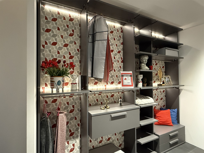 Cabina Armadio Flexo Grigio Titanio