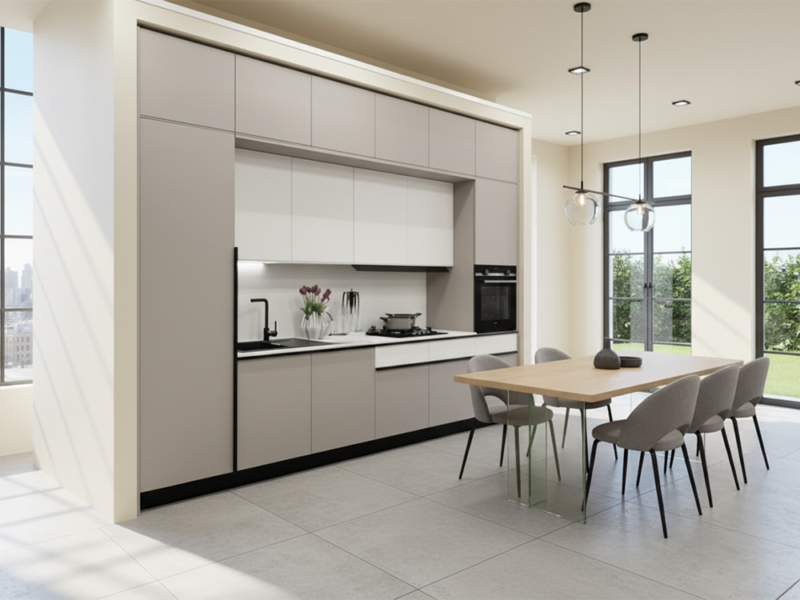 Cucina Lineare Moderna Sostenibile