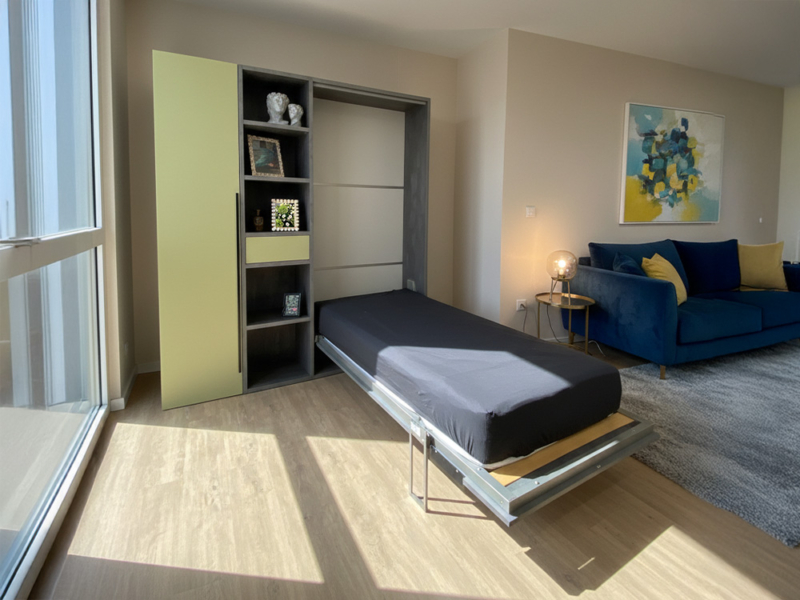 Mobile Convertibile Salvaspazio Con Letto A Scomparsa