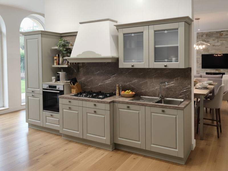 Cucina Lineare Classica E Funzionale