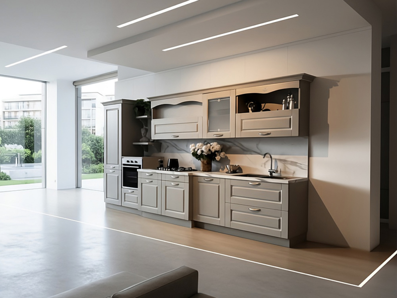 Cucina Lineare Elegante Classica