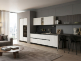 Cucina Moderna Lineare Con Piano Snack