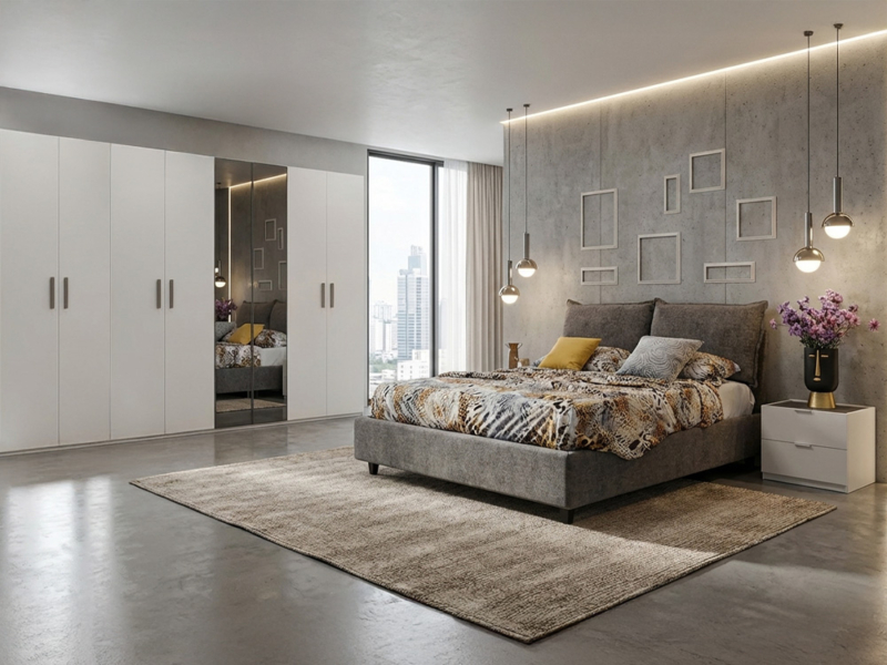 Camera Matrimoniale Completa Con Letto Contenitore