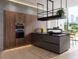 Cucina Con Colonne Ad Angolo Di Design