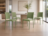 Set Di 4 Sedie Polipropilene Verde Bosco