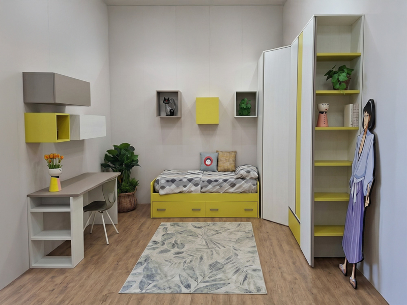 Cameretta Completa Moderna Lime