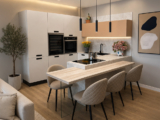 Cucina A U Con Penisola Ribassata
