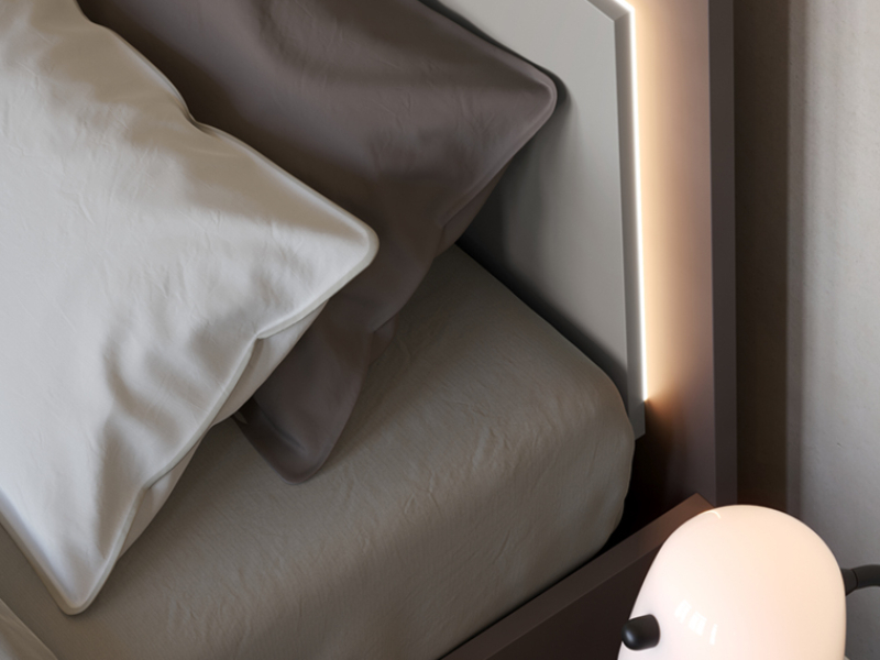 Camera da Letto con led: l’illuminazione di Design