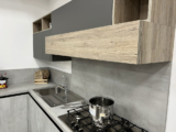 Cucina Moderna con Gola e Cappa Integrata