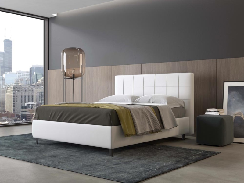 Letto Matrimoniale Contenitore Imbottito 01