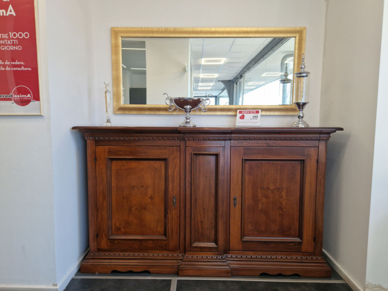 Credenza Con Segreto Decorata